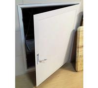 Innovz Aluminum Sound Insulation Access Panel for HVAC, Lockable Wall Access Door with Keys, Conceal Wiring Plumbing Service Hole Cover/Attic Hatch(12x28in(30x71cm))