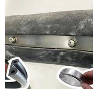 Innovz Black Rubber Boat Rub Rail, Heavy-Duty Hull Guard with Stainless Steel Insert, Marine Edge Protector Trim for Boats, Pontoons, Bass Boats and Yachts(4m (13.1 ft))