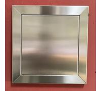 Innovz Heavy Brushed Stainless Steel Access Door, Conceal Wiring Plumbing Drywall Access Panel, Push to Open Inspection Maintenance Flap for Wall Ceiling(20x46in(51x117cm))