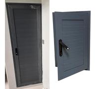 Innovz Hinged Metal Access Panel Aluminium Frame 30x30 30x60 40x60 50x50 60x60 Cm, Lockable Access Hatch for Meter Box Cover, Electric Panel Cover, Fuse Box Cover(Gray,WxH(70x80cm))