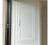 Innovz Lockable Metal Access Panel with 40 Mm Aluminum Frame, Inspection Hatch Removable Door, 30 45 50 60 70 80 90 100 Cm Large Wall Access Hatch(WxH(35x60cm))