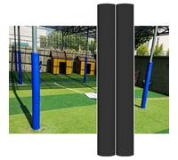 Innovz Round Pole Padding 2 Pack 6 Ft, Waterproof Basketball Pole Pad Wrap Outdoor, Foam Pole Protector Padding for Basement, Garage, Basketball Goal(Black,3.5"(9cm) pole)