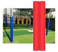 Innovz Round Pole Padding 2 Pack 6 Ft, Waterproof Basketball Pole Pad Wrap Outdoor, Foam Pole Protector Padding for Basement, Garage, Basketball Goal(Red,5.5"(14cm) pole)