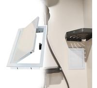 Innovz Shower Wall Access Panel Waterproof, Metal Access Panel Push to Open for Plumbing Wiring Heating Alarm Access, Wall Ceiling Service Hole Cover(White,11x8in(28x20cm))
