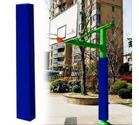 Innovz Square Basketball Pole Padding Wrap on All Sides, Custom Basketball Hoop Padding for Pole Outdoor, 4x4 6x6 8x8 In Support Post Protector Pad(Blue,4"x4"(10x10cm) pole)