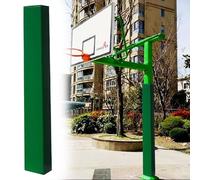 Innovz Square Basketball Pole Padding Wrap on All Sides, Custom Basketball Hoop Padding for Pole Outdoor, 4x4 6x6 8x8 In Support Post Protector Pad(Green,4"x4"(10x10cm) pole)