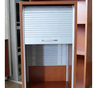 Innovz Tambour Door Cabinet Roller Shutter Cabinet Door, ABS Kitchen Roll Up Door Kit with Handle & Track, Interior Small Closet Folding Doors(20x24in(51x61cm))