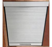 Innovz Tambour Door Kit with Guide Rails & Handle, White ABS Roll Up Cabinet Doors Space Saving, Smooth Sliding Roller Shutter Kitchen Door(20x34in(51x86cm))