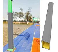 Innovz Waterproof Basketball Square Pole Padding Outdoor, All-weather UV Protection Pole Wrap Square, 4-sided Dense Foam Pole Pad for Basement Garage(Gray,8"x8"(20x20cm) pole)