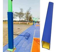 Innovz Waterproof Basketball Square Pole Padding Outdoor, All-weather UV Protection Pole Wrap Square, 4-sided Dense Foam Pole Pad for Basement Garage(Blue,6"x6"(15x15cm) pole)