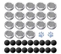 INNOYUMLIN 18 Pack Dog Scent Work Tins Training Kit Nose Work Magnetic Dots Scent Work Containers for Dogs Training Metal Box Smell Aluminum Cans with Lids (18pack)
