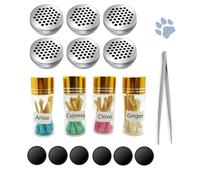 INNOYUMLIN Dog Scent Work Tins Training Kit Nose Work Containers Magnetic dots Scent Work for Dogs Training Smell Aluminum Cans (6 tins+4 scent work kit)