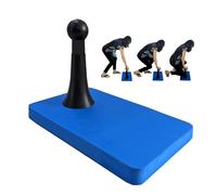 Innprodica Mobility Aid Tool Help-Me-Up Garden Kneeling pad with Support Post Handle Grip to Reduce Knee and Back Stress. Helps with Kneeling Exercising or Physical Therapy.