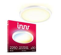Innr Smart Ceiling Light 30cm, Warm - Cool White, for Hue* and Zigbee Hubs | Premium LED lighting for living, kitchen, bedroom, 2000K-6500K, 2250 lumen, dimmable