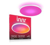 Innr Smart Ceiling Light 42cm, White & Colour, for Hue* and Zigbee Hubs | Premium RGBW LED lighting for living, kitchen, bedroom, 16 million colours, ultra bright 3100 lumen, dimmable
