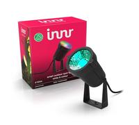 Innr Smart Garden Spotlight Expansion (1-Pack), White & Colour LED Outdoor Spotlight, IP65 Waterresistant, Expansion Only for OSL 232 C Base Set