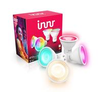 Innr Smart GU10 Bulb, White & Colour, Works with Hue* and Zigbee Hubs | LED Spot, 16 Million Colours, 410 lumen, Dimmable, 4-pack