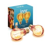 INNR Smart WiFi Filament LED Lamp E27 Vintage Dimmable 2-Pack NEW