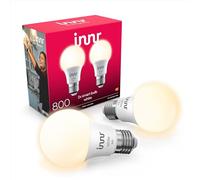 Innr Zigbee E27 Smart Bulb, Works with Hue* and Alexa (Bridge Required), Warm White, E27 LED Screw Bulb, 806 Lumen, Dimmable, 2-Pack