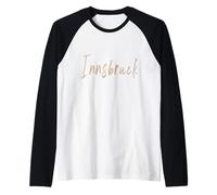 Innsbruck Austria Vintage Elegant Design Raglan Baseball Tee