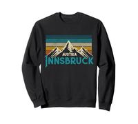 Innsbruck Austria Vintage Mountains Alps Ski Souvenir Sweatshirt