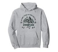 Innsbruck Mountains Austria Hiking Outdoors Vintage Pullover Hoodie