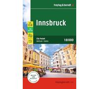 Innsbruck, Stadtplan 1:8.000, freytag & berndt: City Pocket, Innenstadtplan, wasserfest und reißfest