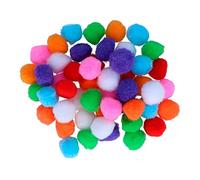 INNSPIRO 50 x 25mm Polypropylene Pom Poms - Ideal for Kids Crafts, Decorations and Creative Activities
