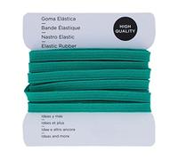 INNSPIRO Elastic Rubber Emerald Green 5.3 mm. 3 m., for Sewing and Crafts