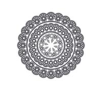 INNSPIRO MISSKUTY Set of 3 Fine Zag Snowflake Dies 10.5 x 10.5 cm.