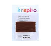 INNSPIRO Natural Garnet Leather Cord, 2 mm, 5 m.