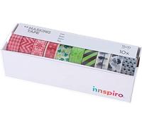 INNSPIRO Set of 10 Washi Tapes, Deco Series