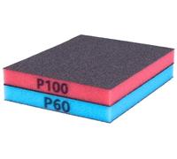 INNSPIRO Set of 2 Super Flexible Sanding Sponges, Fine Grit, 100 and Medium 60, 12 x 10 x 1.2 cm