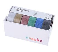 INNSPIRO Set of 6 Glitter Series Masking Tapes