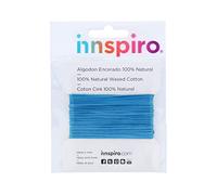 INNSPIRO Turquoise Fine Waxed Cotton Cord, 0.5 mm, 5 m.