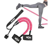 INNSTAR Booty Resistance Band Glute Cord Cable Machine for Hip Home Workout Cable Kickbacks with Instructions & Carry Bag 50 LBS