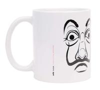 Inny 330ml Ceramic Mug La Casa De Papel Collection Solid Washable, White