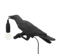 innytund Wall Lamp 220V Resin Garden Wall Lamp Retro Creative Wall Lamp Unique Raven Birds Wall Sconce Light for Hallways, Attics, Terraces, Restaurants, Cafes and Living Rooms