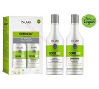 INOAR Cicatrifios Shampoo + Conditioner Kit, 250ML, Hydrating, Alcohol Free, Argan Scent, RejuComplex3 Technology, Hair Care Specialist Brand