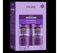 Inoar Professional - Absolut Speed Blond Shampoo & Conditioner - (2x) 250ml / 8.45oz