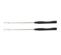 Inoculation Rod, 2 Pack Loop Brackets for LAB Bacterial Tissue Culture, Durable Stainless Steel for Microbiology Research and Clinical Laboratory Use
