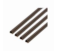 InoFix Cablefix 2200 Adhesive Cable Duct 1M X 5.5Mm X 5Mm 4 Pieces Brown