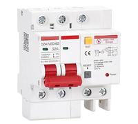 INOKAI Main Switch Residual Current Circuit Breaker RCD RCBO 10A 16A 20A 32A 40A 63A AC220V 110V Earth Leakage Circuit Breaker(63A)