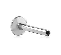 Inoki - Micro labret titanium 1.2 mm internal screw - Wire thickness 1.2mm, Inner length 5mm, Tray 4mm