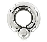 Inoki - Screw-on steel ball ring for Prince Albert - Wire thickness 6 mm, Diameter 30 mm, Ball 12 mm
