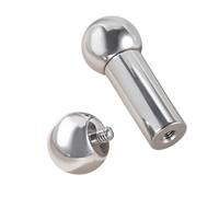 Inoki - Titanium barbell with internal screw balls - Wire 8 mm, In. length 16 mm, Ball 12 mm