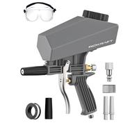 InoKraft Portable Air Compressor Sand Blasting Gun Set, Mini Sand Blaster for Rust and Paint Removal, Compatible with Alumina, Sand, Walnut Shells and Soda, Ideal for Metal and Wood