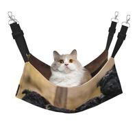 InOmak Affenpinscher Family Puppies Black Dogs Monkey,Cat Hanging Hammock Soft Double Sided Hanging Bed for Small Dogs Pet,M