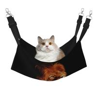 InOmak Angry Lion Face,Cat Hanging Hammock Soft Double Sided Hanging Bed for Small Dogs Pet,L