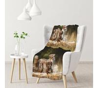 InOmak Australian Shepherd Dogs Aussie Brown Dogs,Soft Blanket Warm Anti-Pilling Flannel Plush Throw Blanket 76 X 102 cm